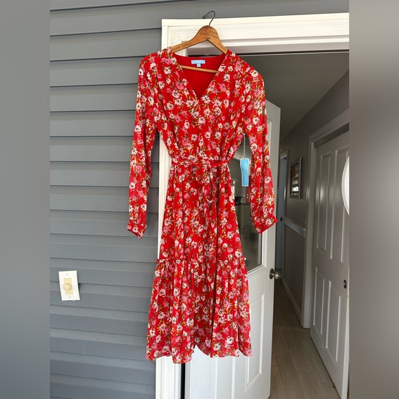 Draper James long sleeve floral dress - Picture 5 of 5